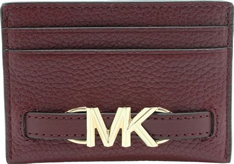 Michael Kors Reed Large Pebbled Leather Card Case Holder in 